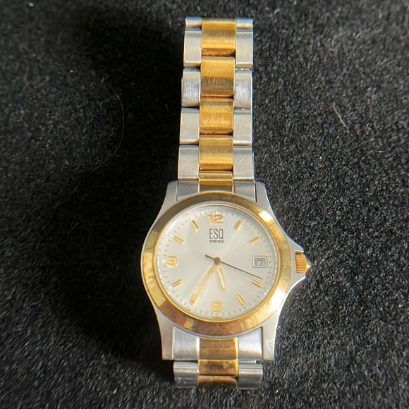 ESQ Swiss Vintage Men's Two Tone Stainless Steel Watch - Picture 14 of 16
